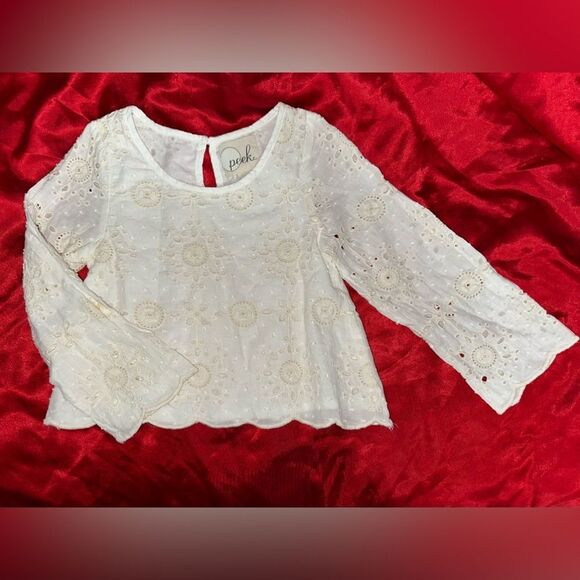 PEEK‎ girls ivory top - Picture 1 of 4